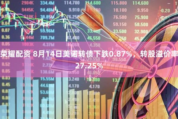 荣耀配资 8月14日美诺转债下跌0.87%，转股溢价率27.25%