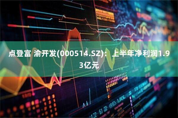 点登富 渝开发(000514.SZ)：上半年净利润1.93亿元
