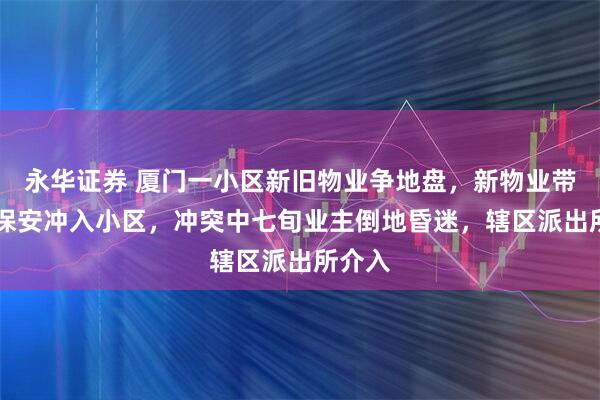 永华证券 厦门一小区新旧物业争地盘,新物业带20名保安冲入小区,冲突中七旬业主倒地昏迷,辖区派出所介入